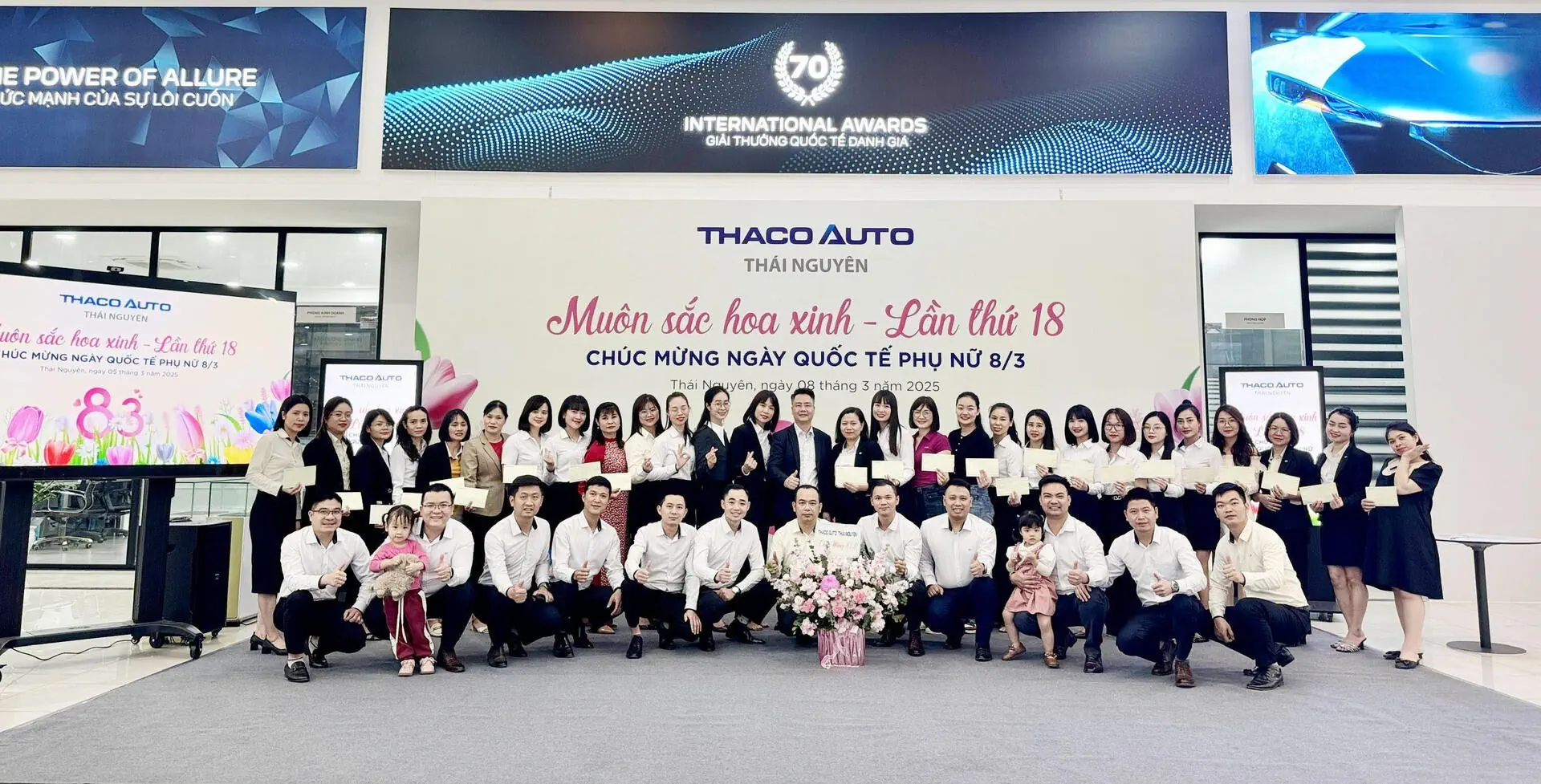 THACO AUTO THÁI NGUYÊN tổ chức 8/3